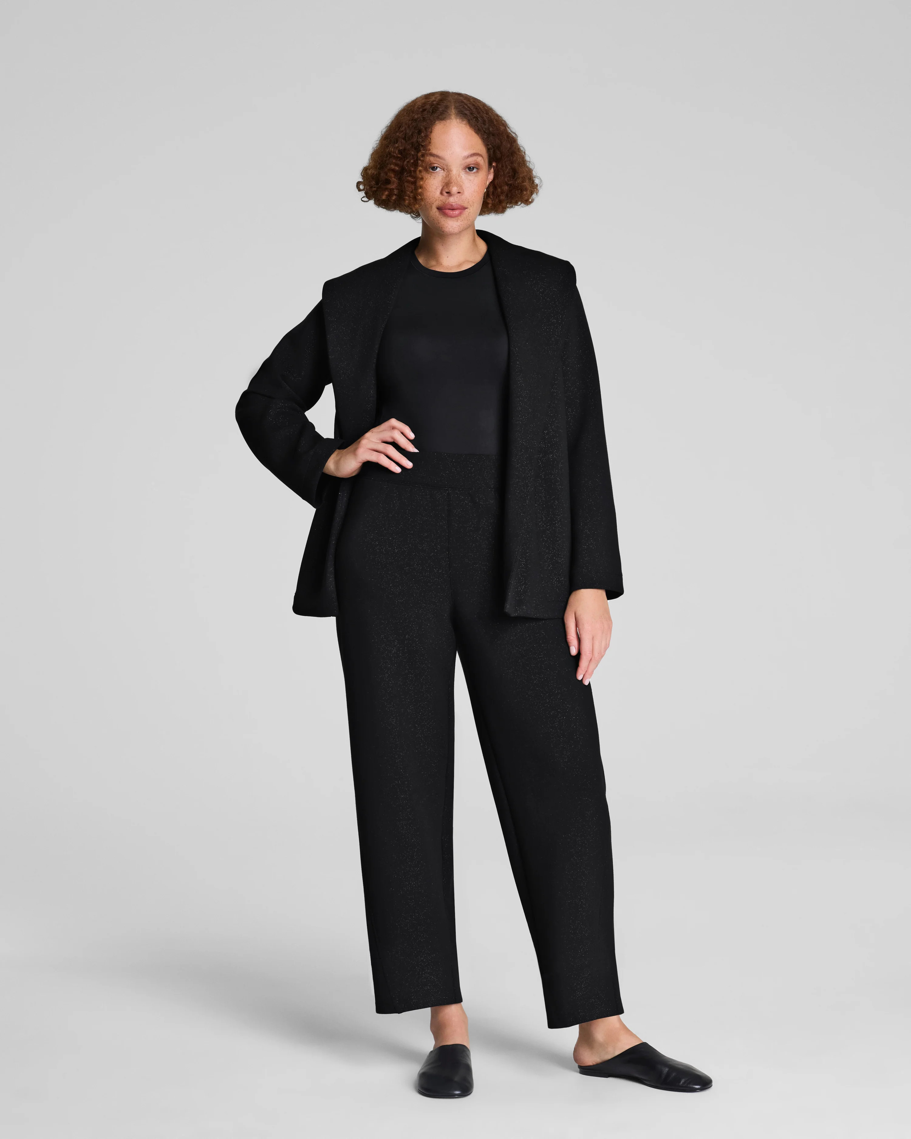 Barrel Leg Pant with Shimmer | Spanx