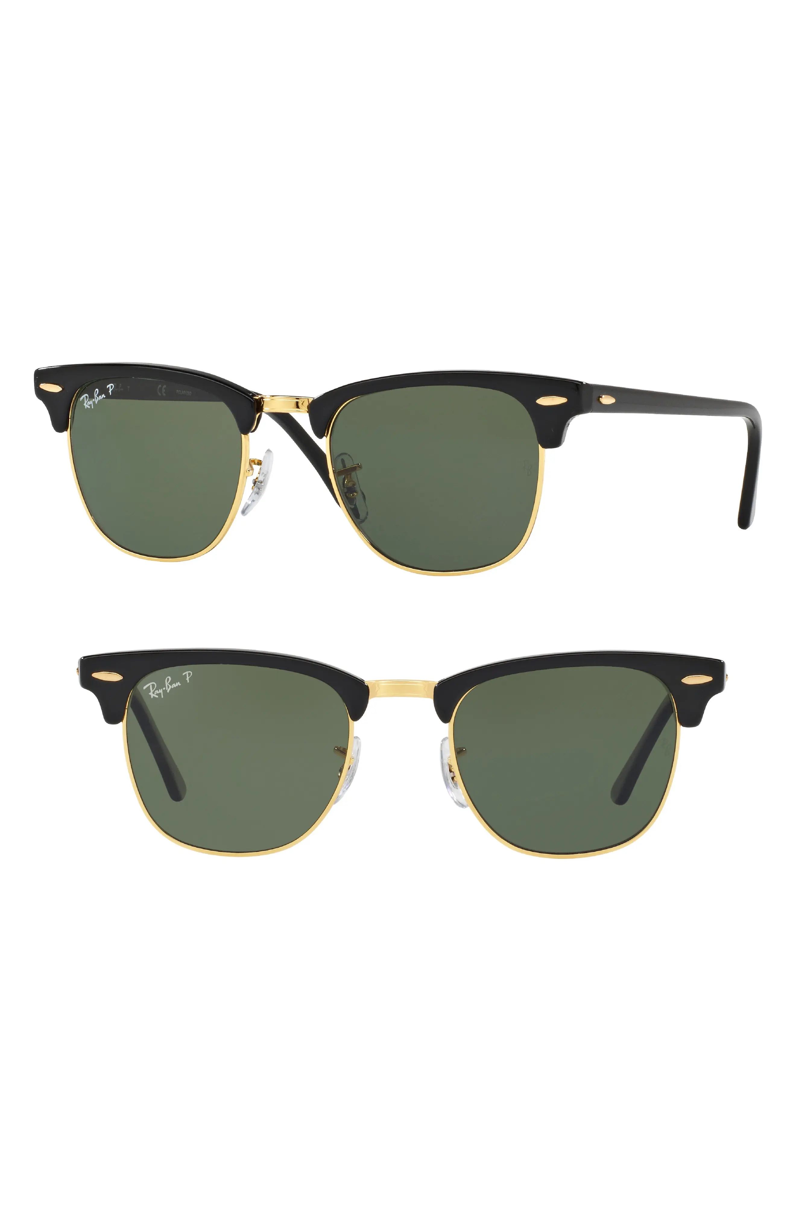 'Classic Clubmaster' 51mm Polarized Sunglasses | Nordstrom
