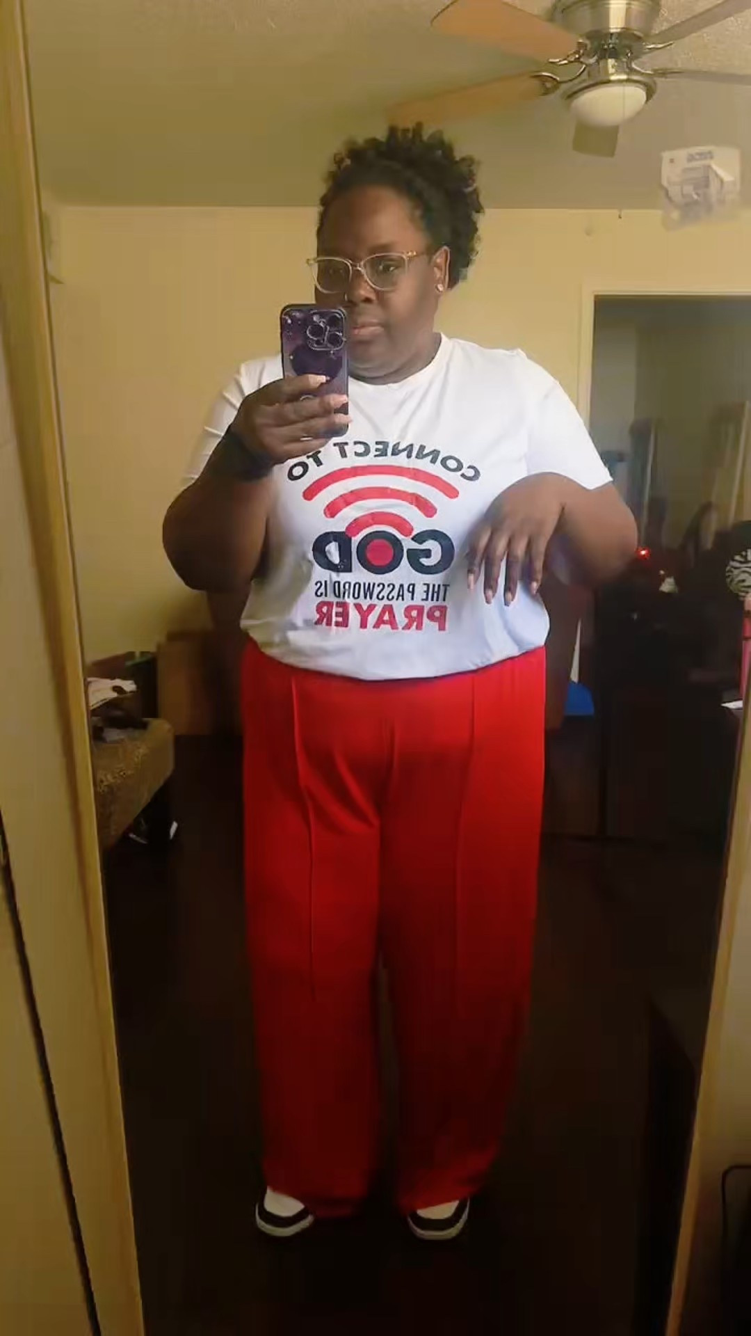 OOTD Church Edition! I am wearing a 3x in the shirt and sized up to a 4x in the pants. 

#LTKFindsUnder100 #LTKShoeCrush #LTKPlusSize