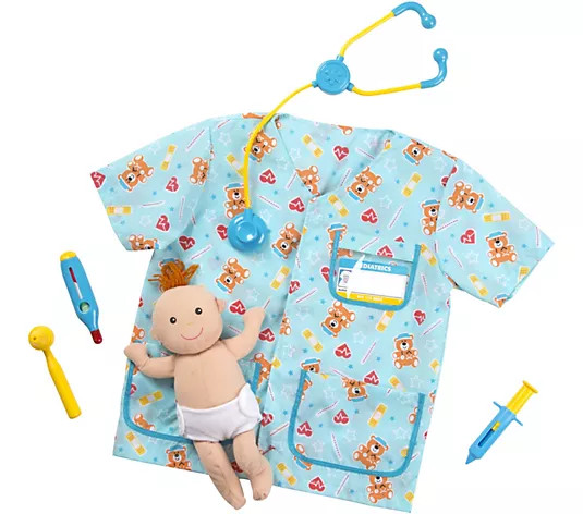 Make Your Selection: Melissa & Doug Pediatric Nurse Role Play Costume Set | QVC
