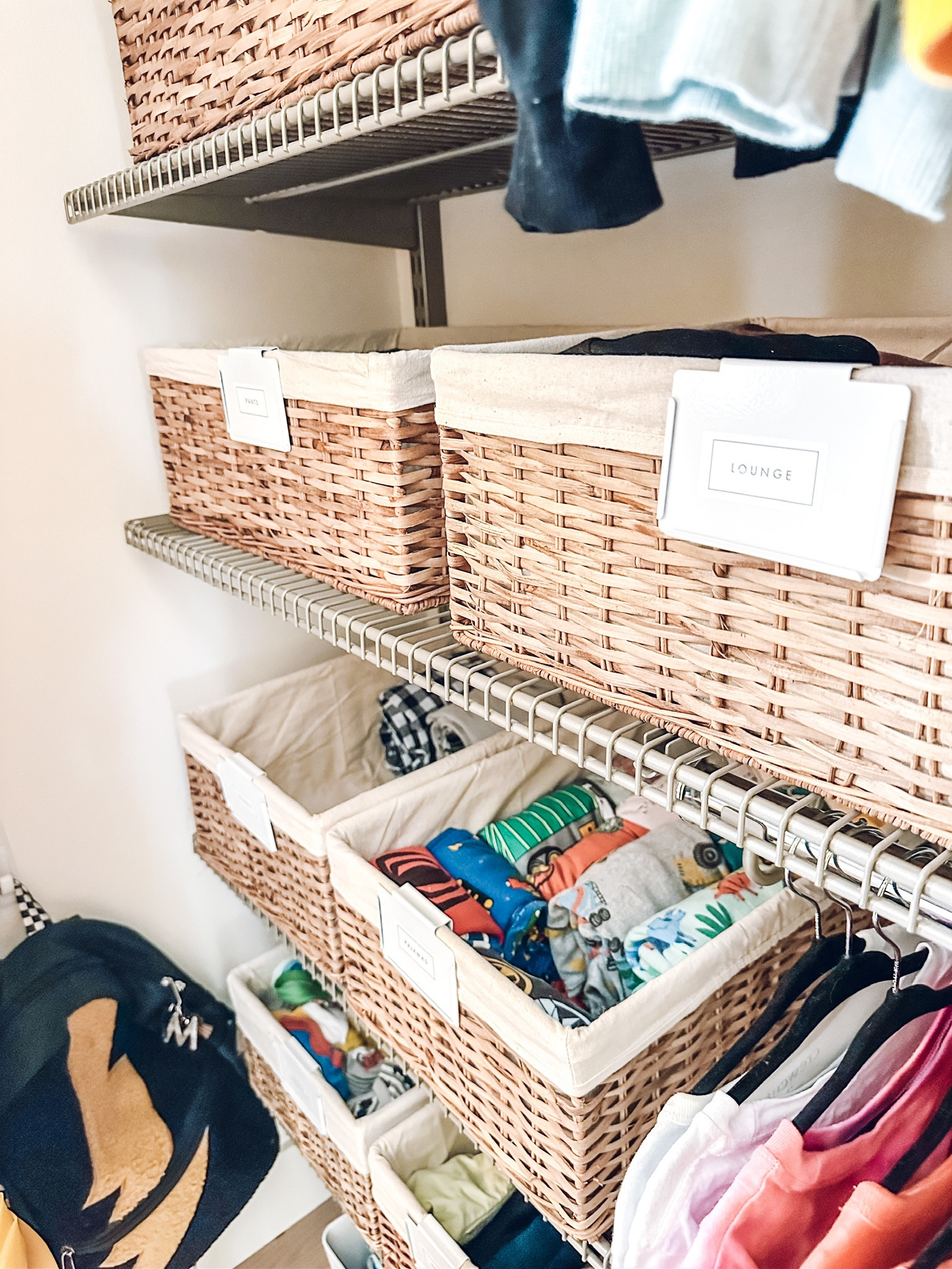 Closet organization✨ The Container Store Montauk Rattan Rectangular Bin Natural. The Container Store Bin Clips. Amazon Brother P-Touch Label Maker.

#LTKkids #LTKfamily #LTKhome