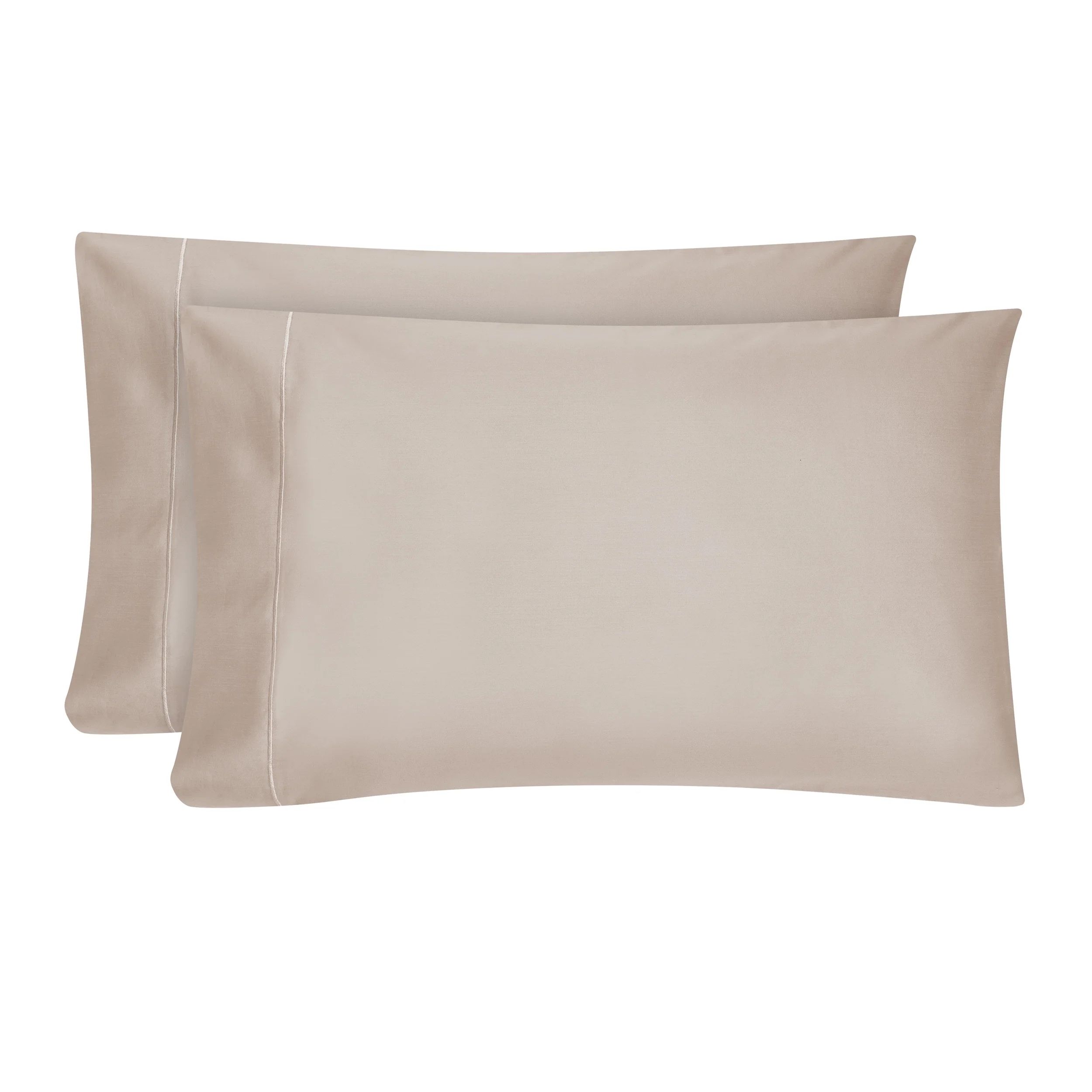 Hotel Style 600 Thread Count Taupe Egyptian Cotton Pillow Cases, King (2 Count) - Walmart.com | Walmart (US)