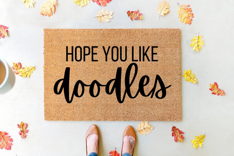 Welcome Hope You Like Doodles Welcome Doormat Funny Doodles | Etsy | Etsy (US)