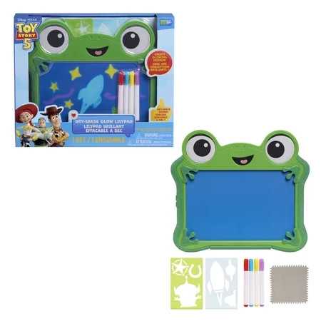 Disney and Pixar Toy Story 5 Glow Lilypad Dry Erase Drawing Board, Lights Up with Neon Markers an... | Walmart (US)