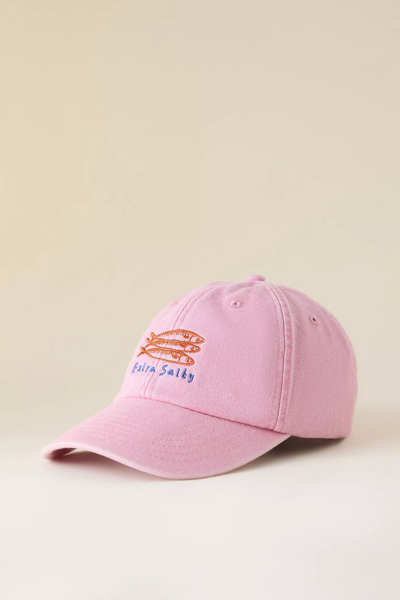 Extra Salty Embroidered Baseball Cap | Anthropologie (UK)