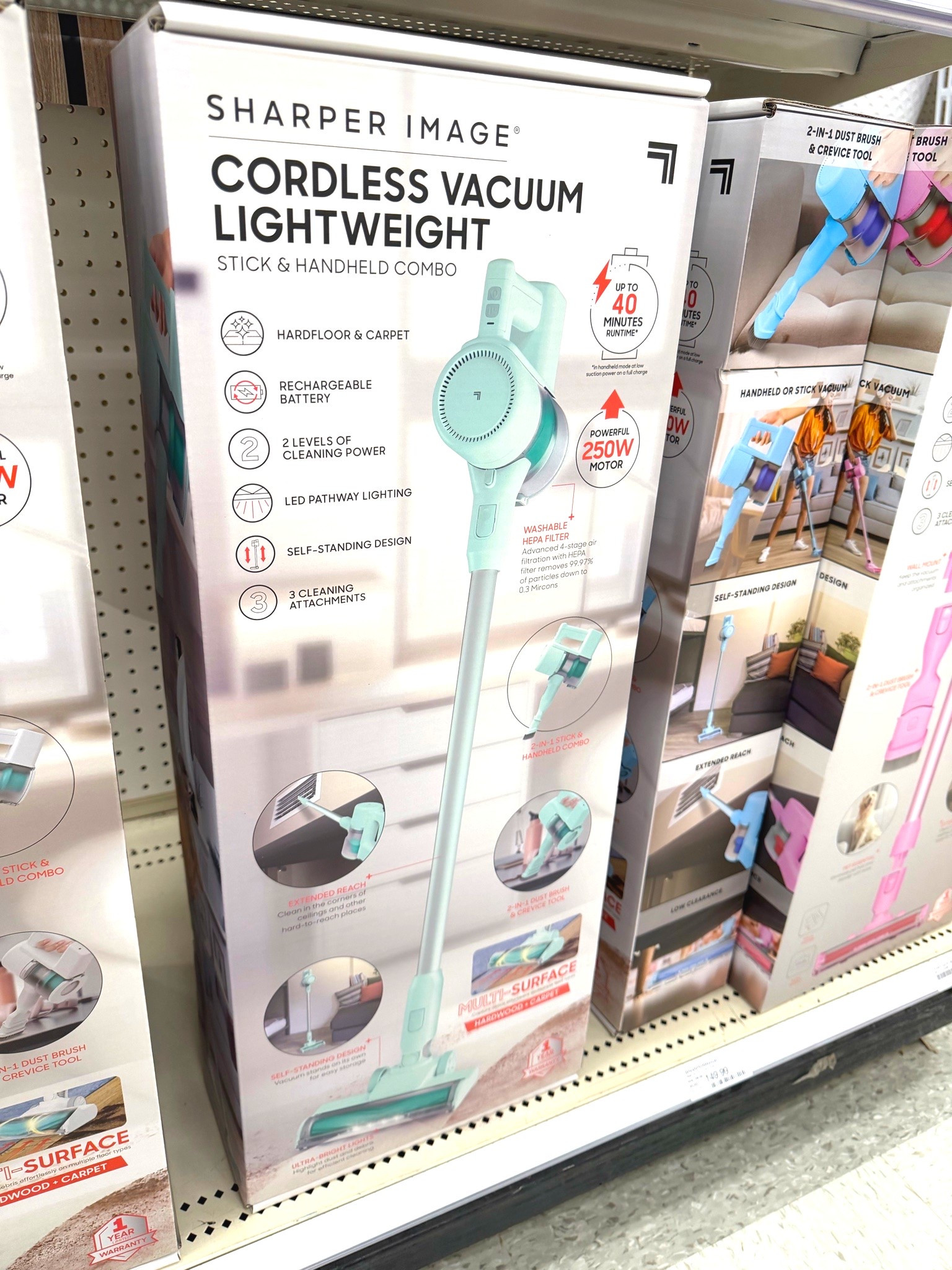 Sharper Image Cordless Vacuum Lightweight Stick and Handheld Combo White @Target #targrt #targetfinds #targethome #sharperimage #cordlessvacuum

#LTKmomlife #LTKmorningroutine #LTKHome
