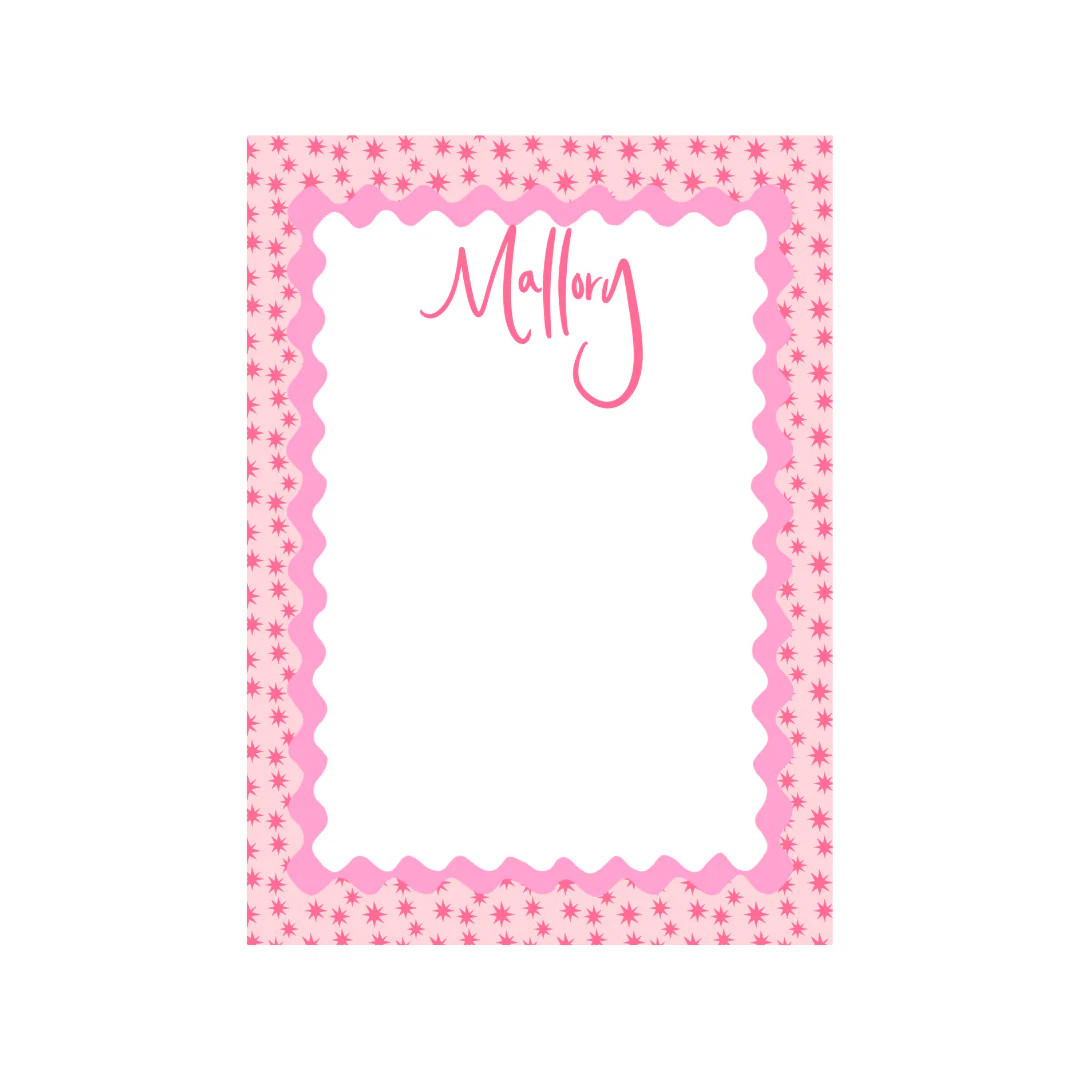 All Star Classics Notepad in Pink | Fete Papier