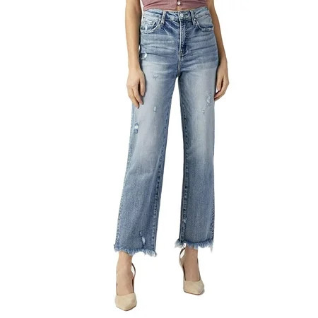 Risen Jeans - High Rise Straight Jeans - RDP5116 | Walmart (US)