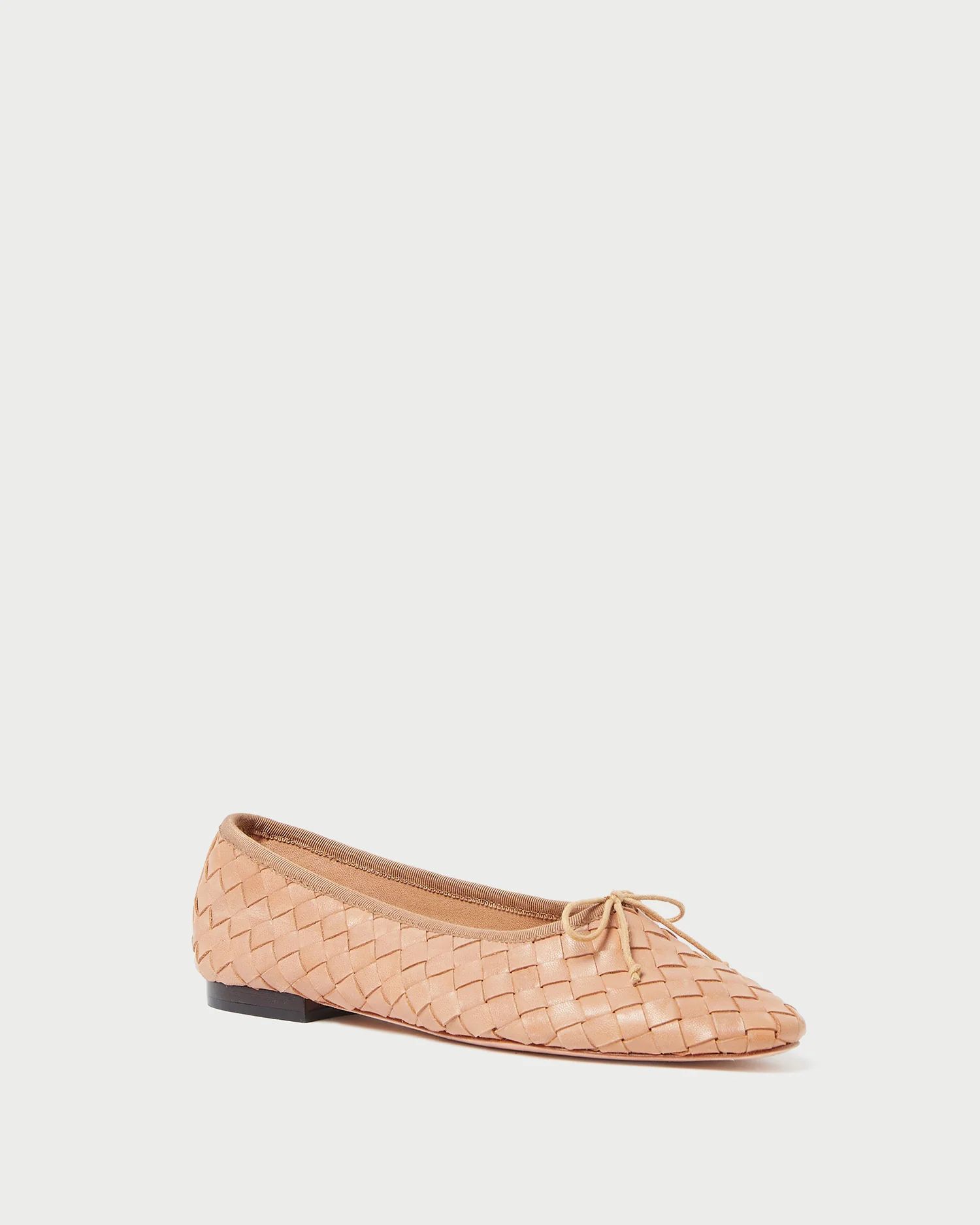 Landry Honey Woven Ballet Flat | Loeffler Randall