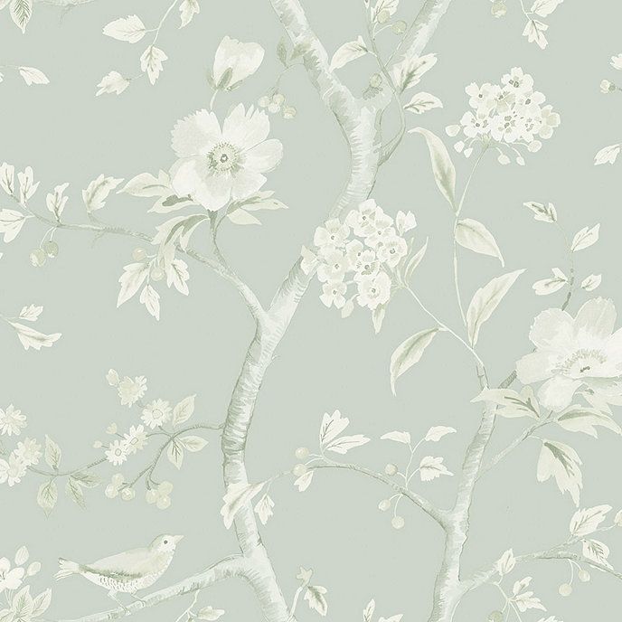 Chinoiserie Floral Wallpaper | Ballard Designs, Inc.