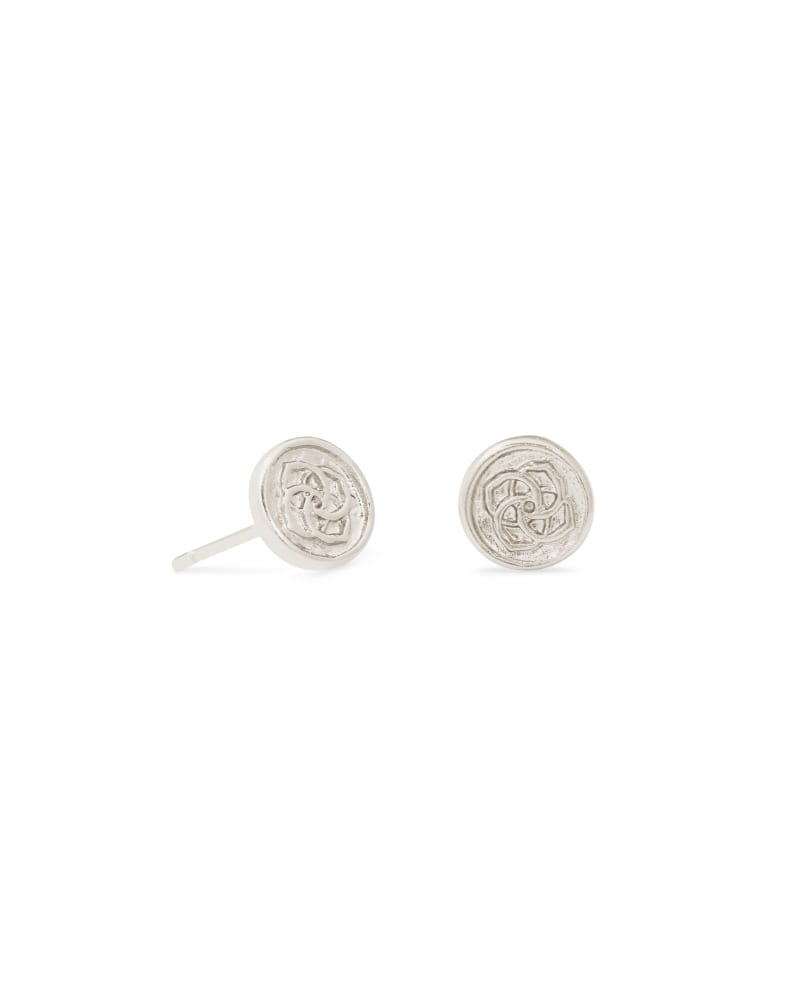 Dira Coin Stud Earrings in Silver | Kendra Scott | Kendra Scott