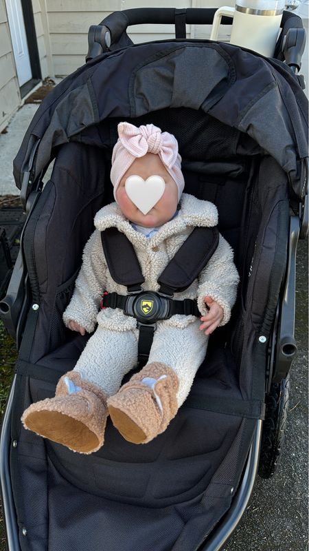 All bundled up for our walk today! The Bob stroller is the perfect jogging stroller for newborn and up! Baby spring outfit. Baby girl outfit. Spring baby clothes  

#LTKbaby #LTKbump #LTKkids