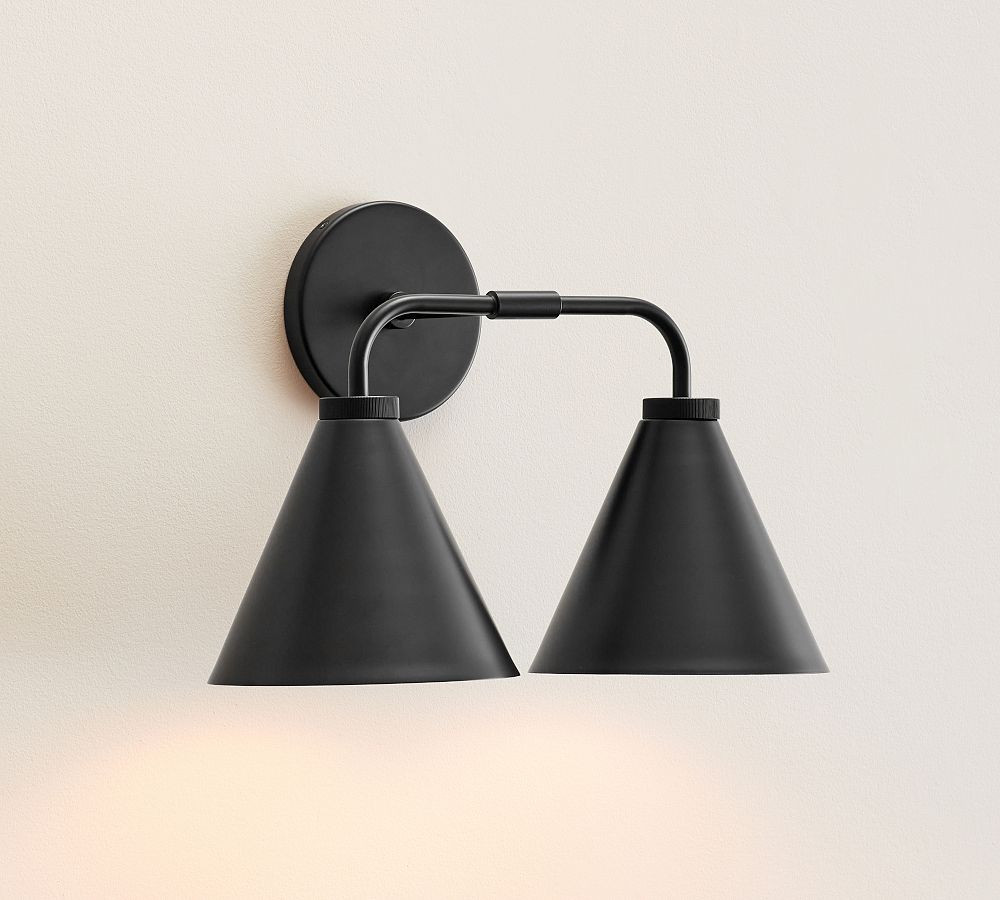 Walker Double Tapered Sconce (18") | Pottery Barn (US)