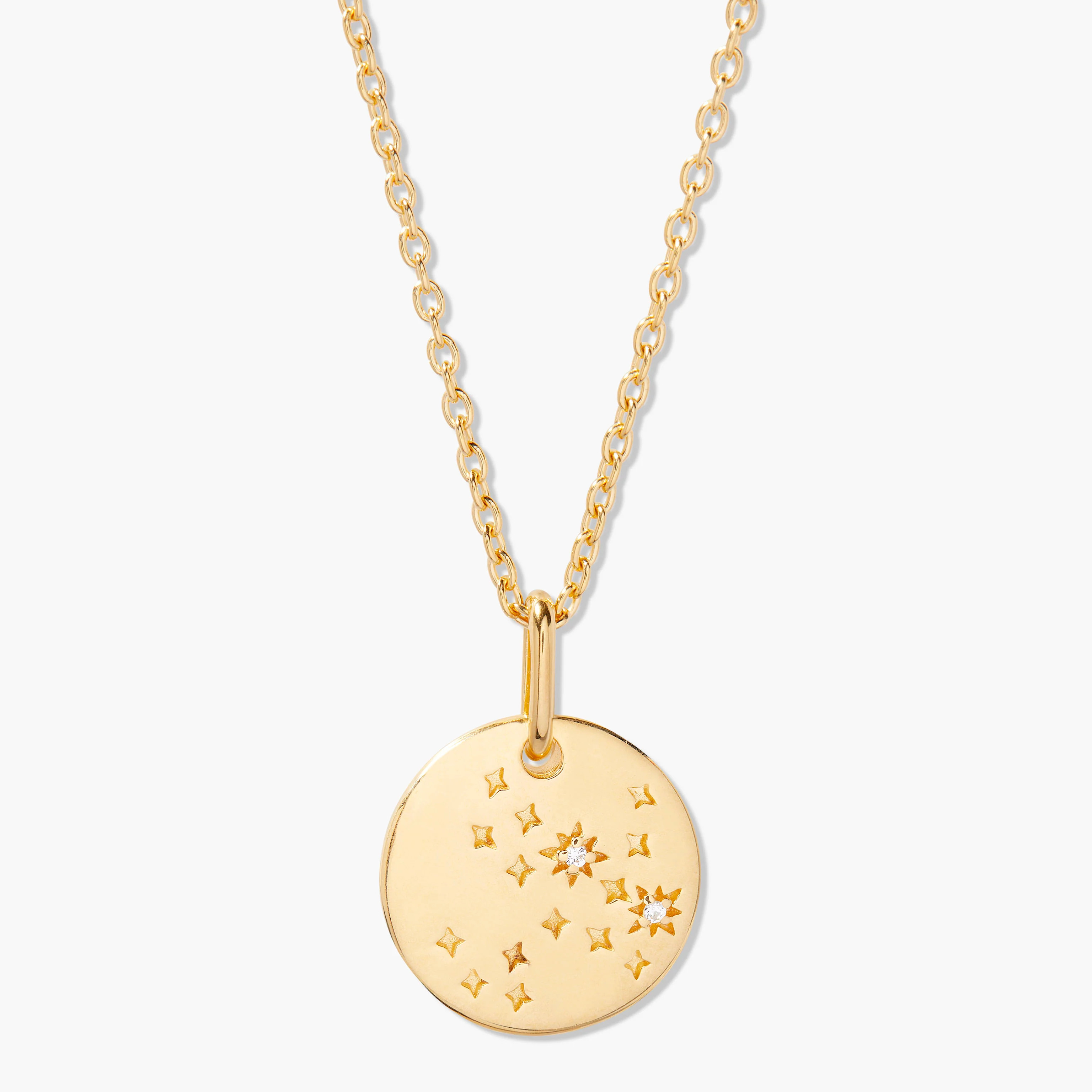 Skyler Vermeil Zodiac Pendant | Brook and York