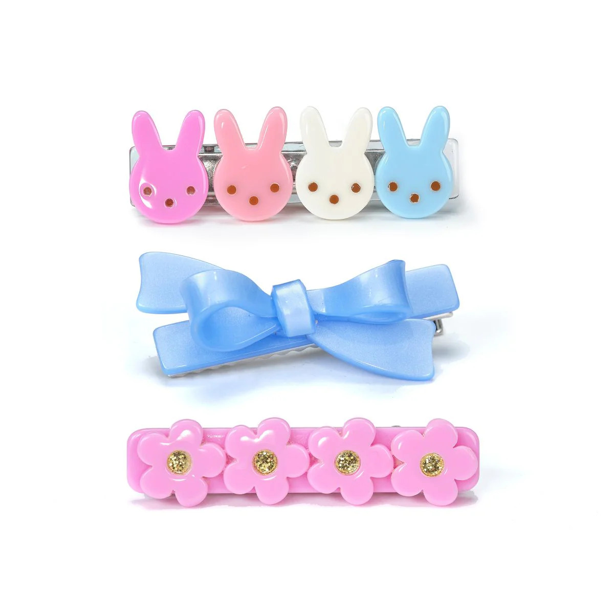 Lilies & Roses Bunnies, Flowers, and Bow Hair Clips | JoJo Mommy