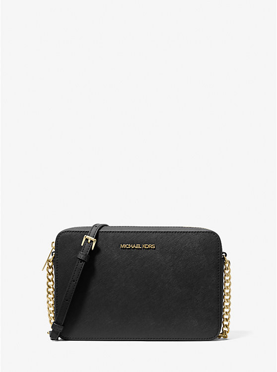 Jet Set Large Saffiano Leather Crossbody Bag | Michael Kors US