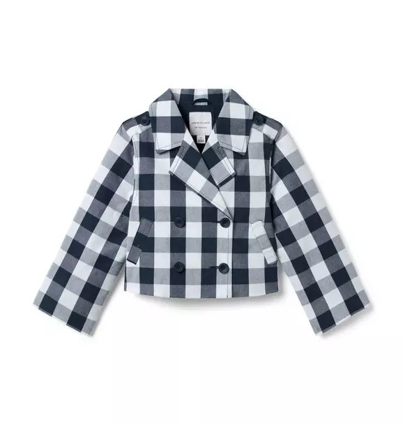 The Gingham Cropped Jacket | Janie and Jack