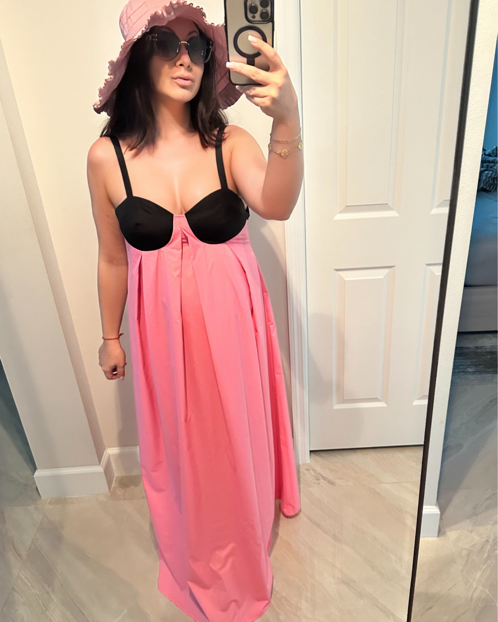 I'm not even kidding, this dress has taken over my IG feed! Everyone from wannabe influencers to actual celebrities is rocking it! Now that I've joined the club, I see what all the fuss is about! Just a heads up, it's a bra-free zone, but if you're more than a C cup, you might be out of luck...

#LTKStyleTip #LTKFindsUnder50 #LTKBump