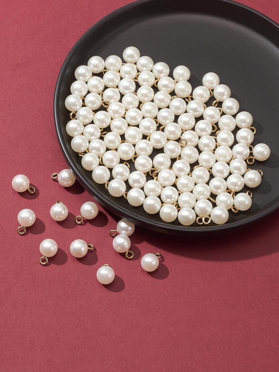 100pcs/Set Faux Pearl DIY Pendant | SHEIN