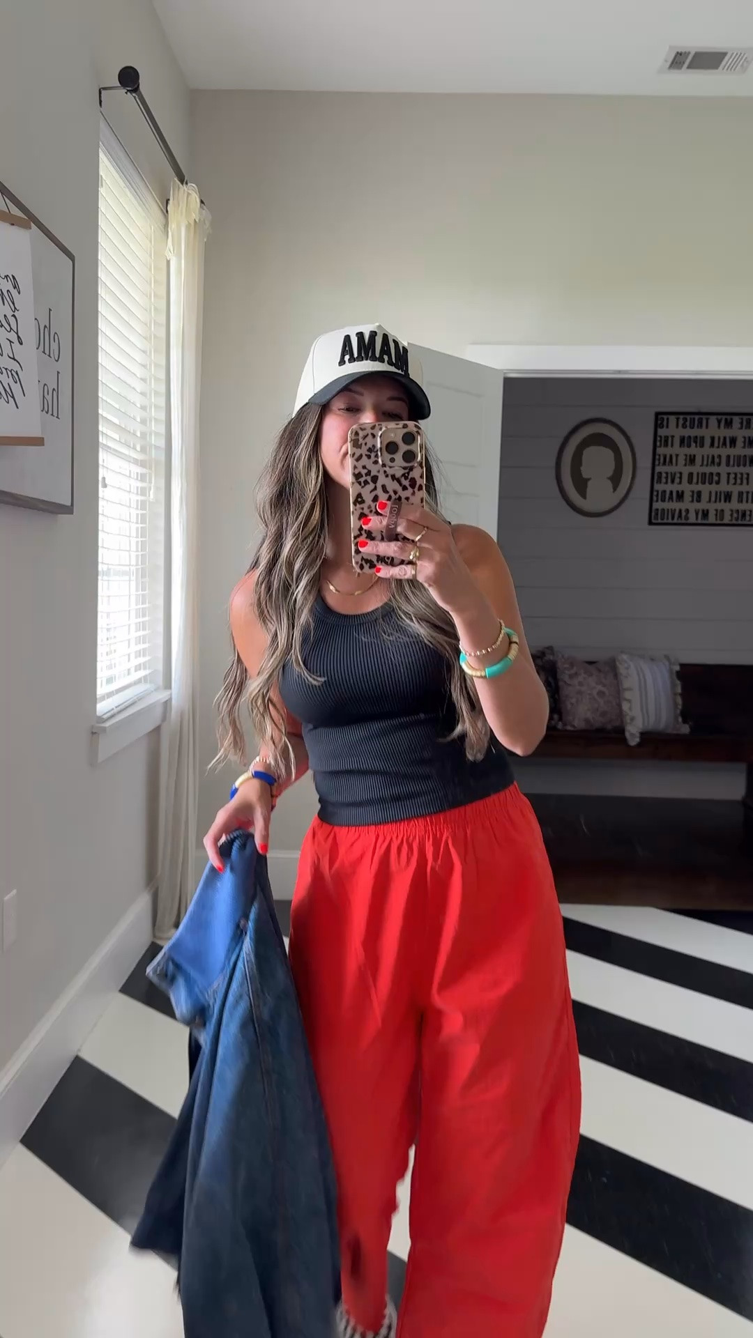The cutest comfiest red pants ever! Perfect for teacher outfits, mom outfits, sports mom! Wearing my normal size XS! 

Code Michelle15 on mama hat
Code everydaysmitten on Loopy case!

#LTKOver40 #LTKPetite #LTKmomlife