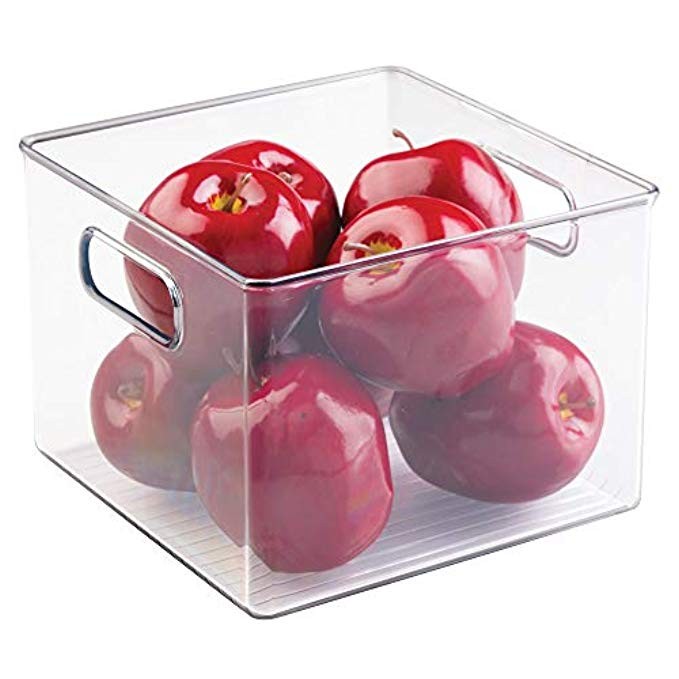 InterDesign Container – Food Medium, Clear Plastic Bin, Kitchen Storage Organizer for Refrigerator,  | Amazon (US)