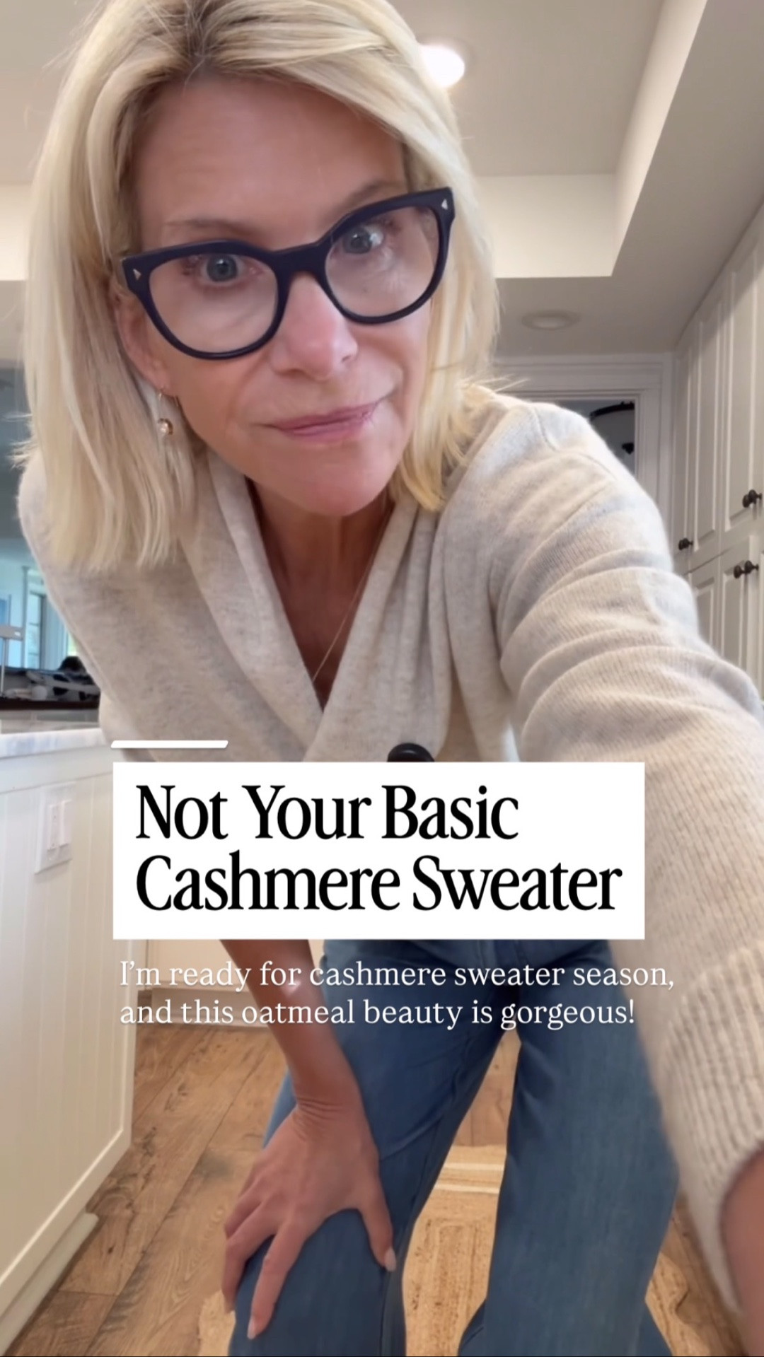 I’m ready for cashmere sweater season, and this oatmeal beauty is gorgeous! It’s incredibly comfortable for working from home or lounging on the couch, but the beautiful shawl collar makes it feel polished enough to wear out, too.

👩‍💻 LTK PRO TIPS
❤️ Heart = Support my posts ;-)
🔖 Save = Get sale & restock alerts for the things you love!
📋 Lists = Keep favorites organized (List ideas: Christmas, Birthdays, and Vacations!)
📲 Share = Send lists and products to a friend (or your daughters like me).
💬 Comment = Ask me anything, and I’ll answer. ;-)