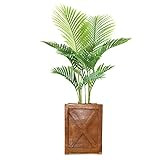 Vintage Home Green Emerald Artificial Faux Palm Tree with Fiberstone Planter for Home Decor, 53", Na | Amazon (US)