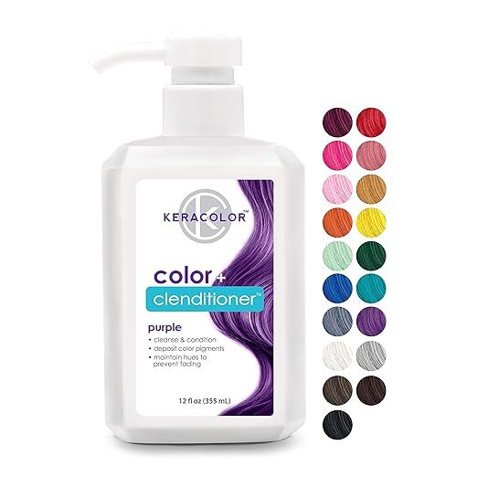 Keracolor Clenditioner Hair Dye (19 colors) Semi Permanent Hair Color Depositing Conditioner | Amazon (US)