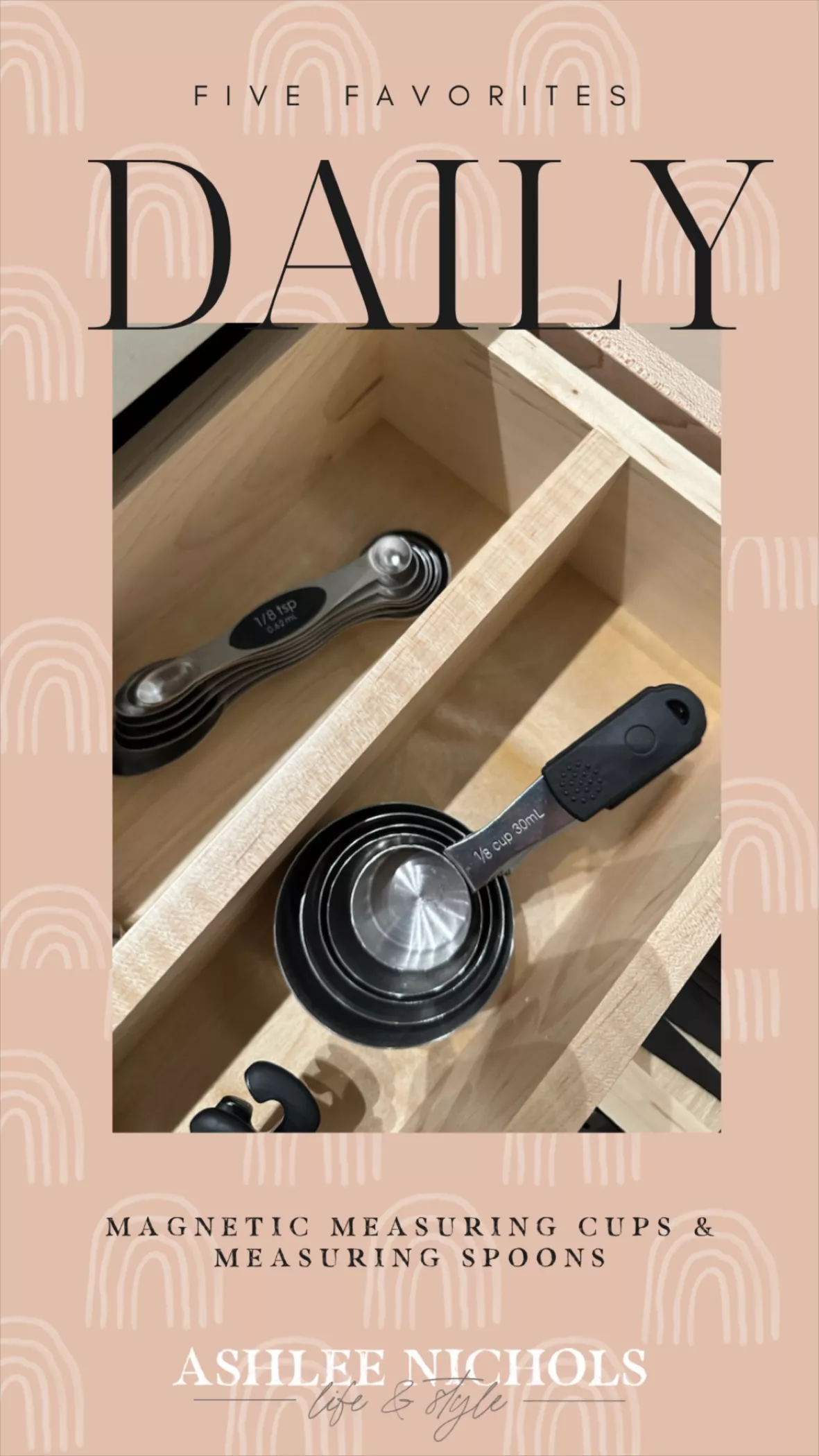 TILUCK Stainless Steel Measuring Cups & Spoons Set, Cups and