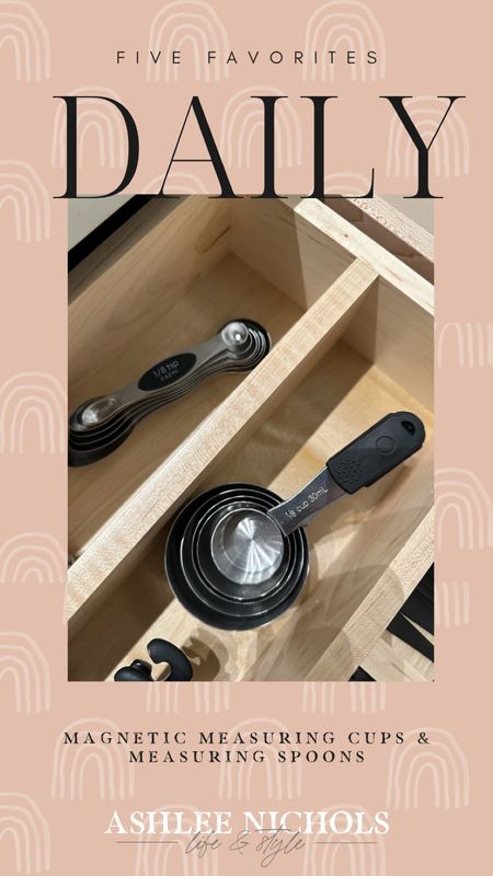 Daily 5 Favorites
Magnetic measuring cups & spoons
Amazon finds

#LTKunder50 #LTKhome