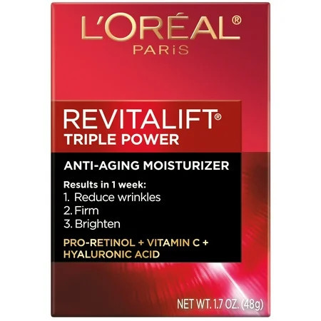 L Oreal Paris Revitalift Triple Power Face Moisturizer 1.7 oz | Walmart (US)