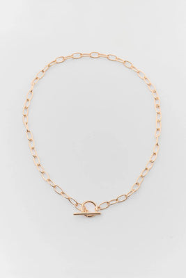 Gold Chain Toggle Necklace | Avara