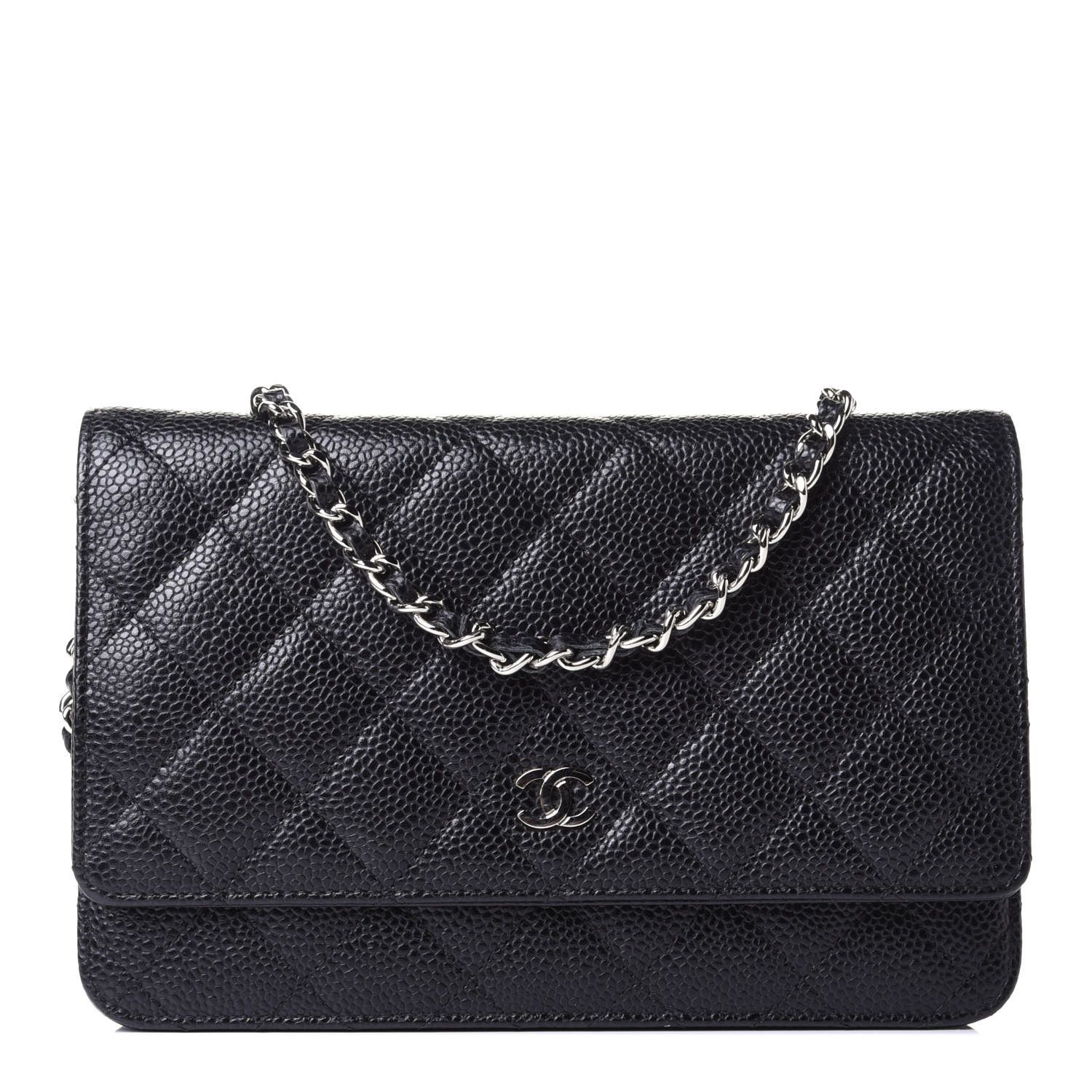CHANEL

Caviar Quilted Wallet On Chain WOC Black | Fashionphile