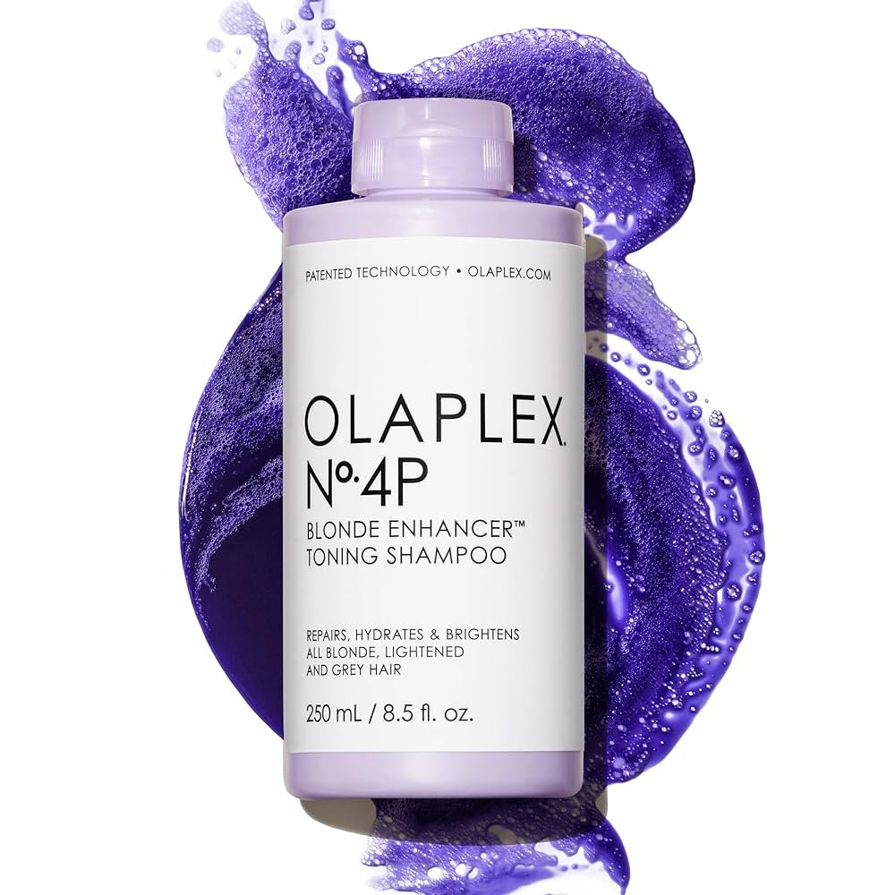 Olaplex No. 4P Blonde Enhancer Purple Toning Shampoo, Repairs, Hydrates, & Brightens All Blonde, ... | Amazon (US)
