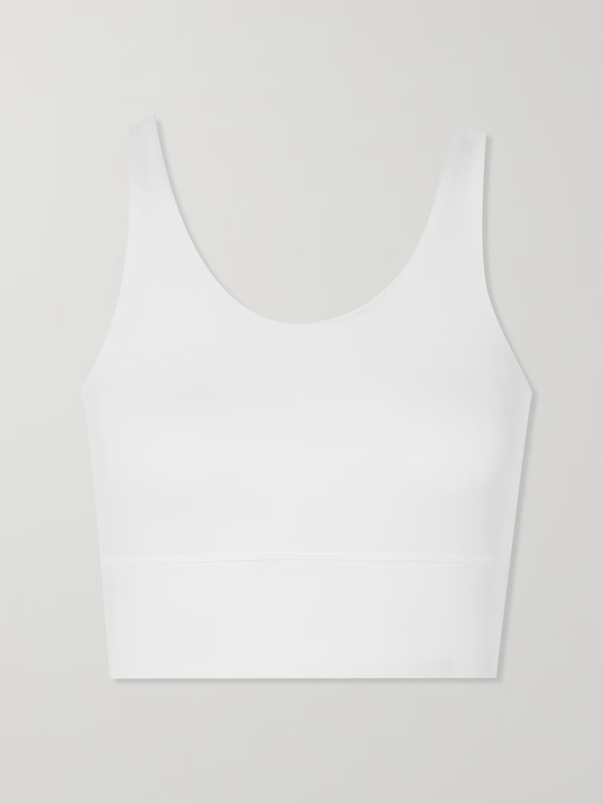 Cropped stretch-TENCEL Lyocell top | NET-A-PORTER (US)