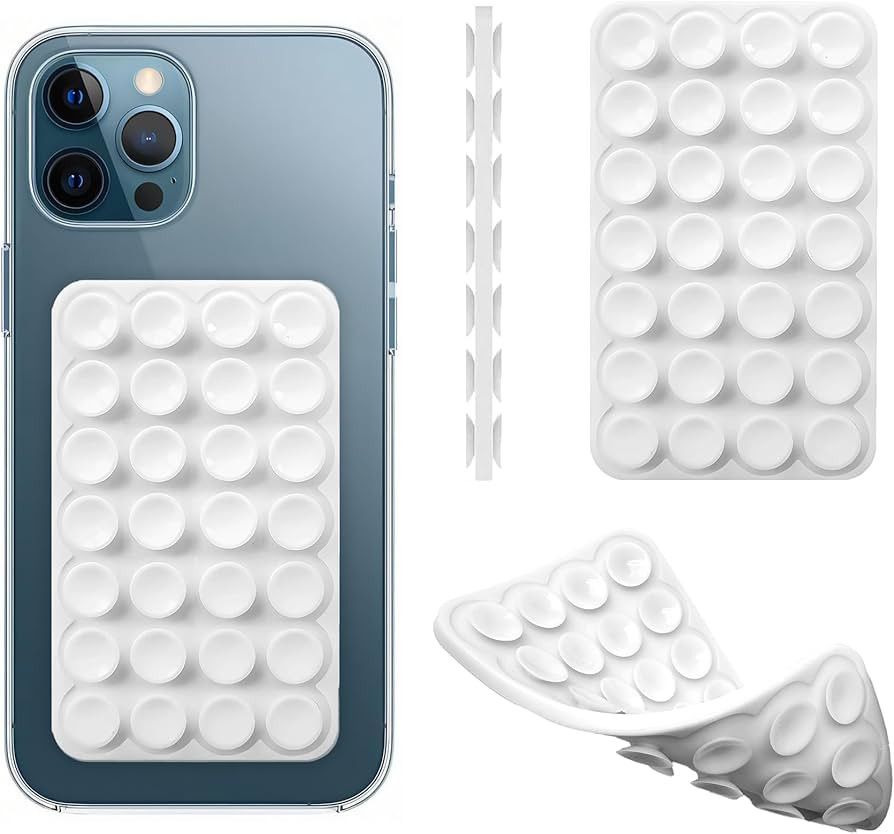 Silicone Double-Sided Suction Cup Phone Case Detachable Mount, Fidget Sticky Phone Grip Hands-Fre... | Amazon (CA)