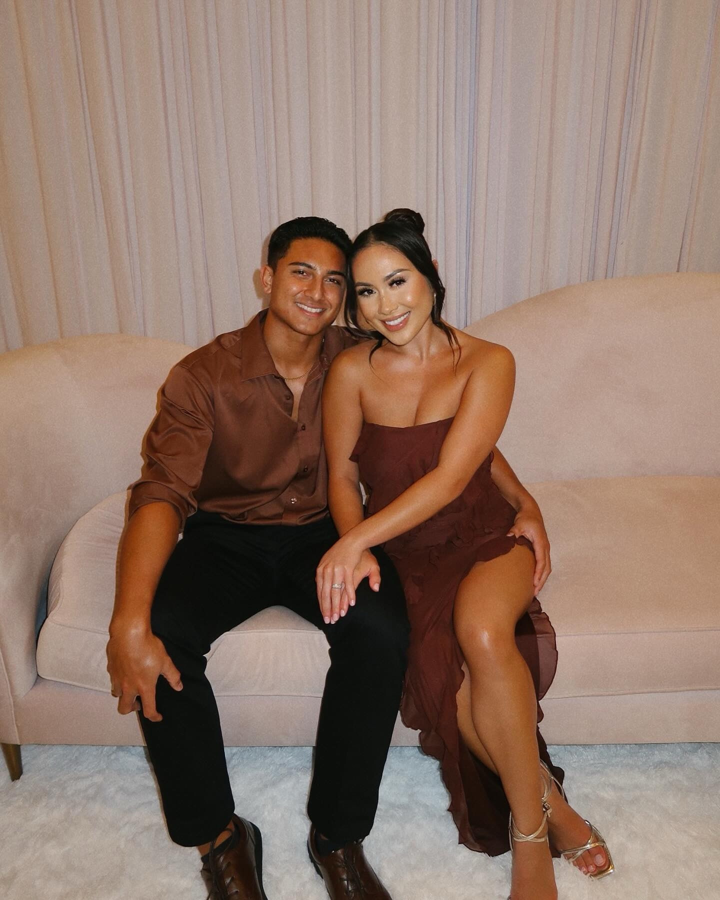 Wedding guest outfit 🤎 

p.s. — if you purchase this dress, be prepared for the compliments ALL night long 🥹

#LTKWedding #LTKStyleTip #LTKBeauty