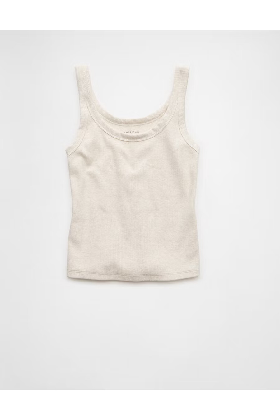 AE Daily Fave Tank Top Women's Oatmeal Heather XL | American Eagle Outfitters (US & CA)