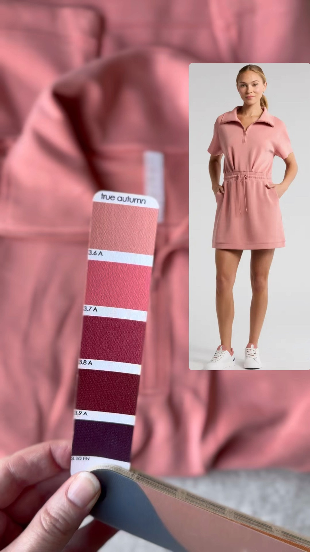 Rosewood pink for autumns, Zella, 1/4 zip, scuba, dress, golf, active, true autumn, soft autumn, dark autumn, hocautumn, house of colour autumn, color analysis, mom style, casual, active dress, pink desert

#LTKFindsUnder100 #LTKMidsize #LTKActive