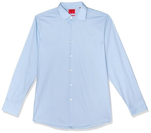 HUGO by Hugo Boss mens Dress Shirt, Light Blue, 16 R US | Amazon (US)