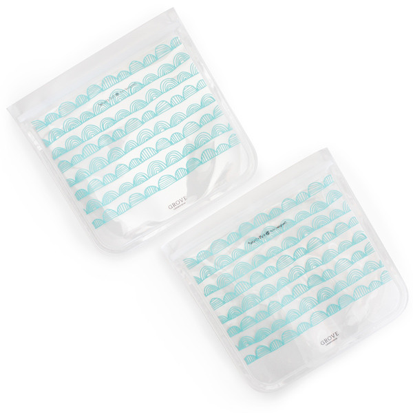Grove Co. Reusable Sandwich Bags - Cuts Plastic Waste (Set of 2) | Grove