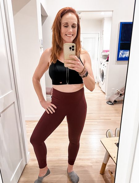 She Fit High Impact Nursing Bra💪with Lululemon dupe leggings that hold your tummy in AND have pockets!

#LTKfitness #LTKfindsunder100 #LTKfamily