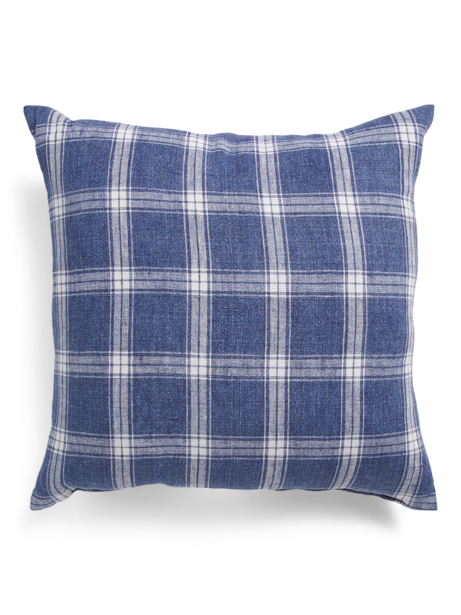 Made In Usa 22x22 Linen Preston Plaid Pillow | Home | Marshalls | Marshalls