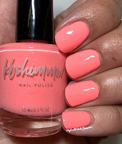 KBShimmer Guava Nice Day Nail Polish- 0.5 oz Full Sized Bottle | Amazon (US)