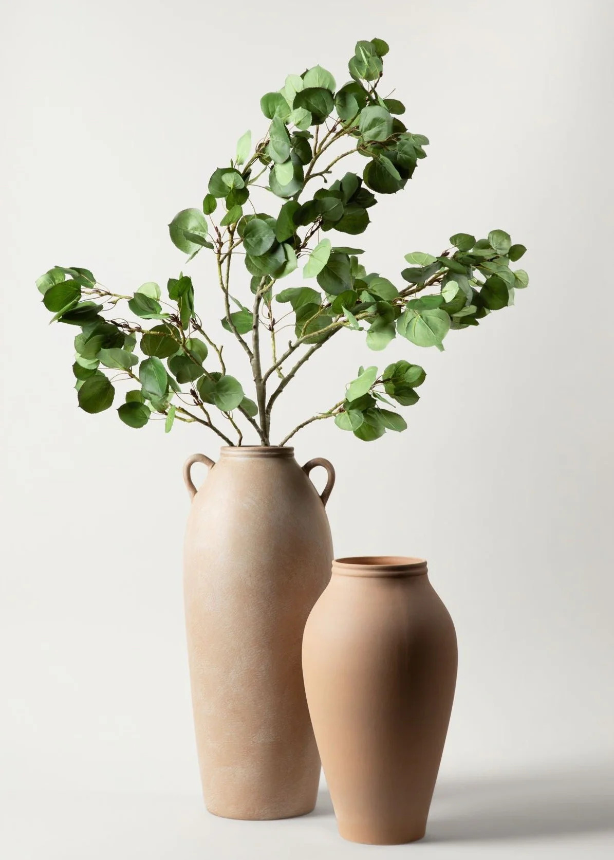 Tall Terra Cotta Vase with Handles | Extra Tall Vases at Afloral.com | Afloral