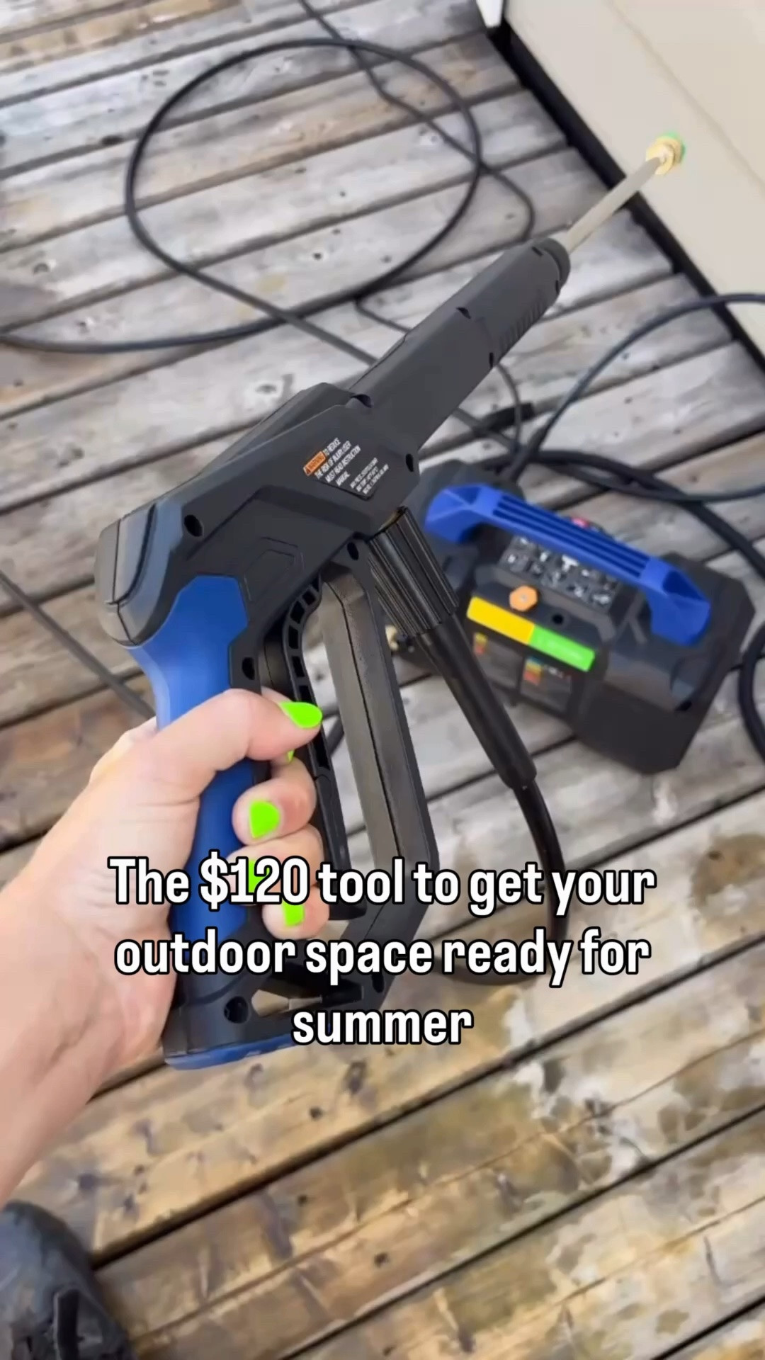 This affordable pressure washer is the one tool that makes it look like I spent an entire weekend getting my outdoor space summer-ready. Patio grime? Gone. Deck looking sad after winter? Fixed. Even the yard and outdoor furniture get a glow-up. Weirdly satisfying and way less work than scrubbing everything by hand. 🧼

#LTKsummer #LTKhome #LTKsale
