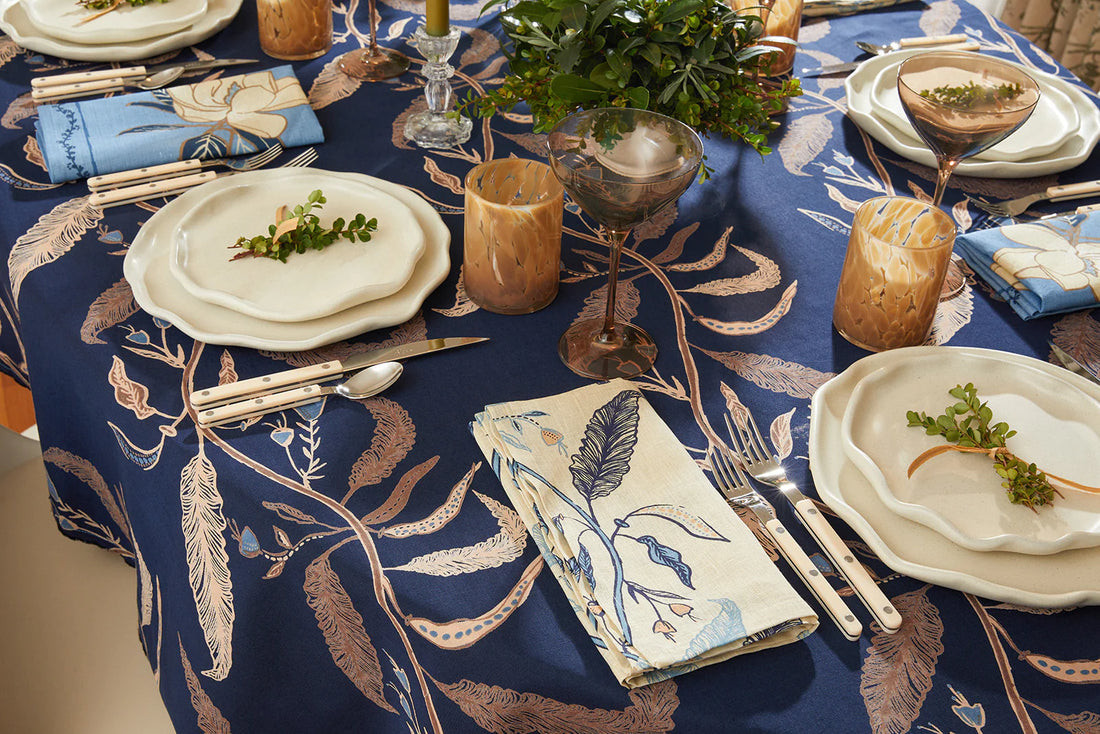 Tuileries Woodsy Tablecloth | Half Past Seven