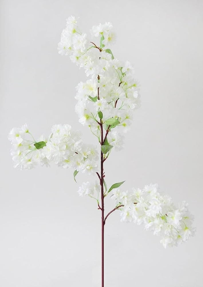 Artificial Spring Cherry Blossoms in Cream - 40" | Amazon (US)