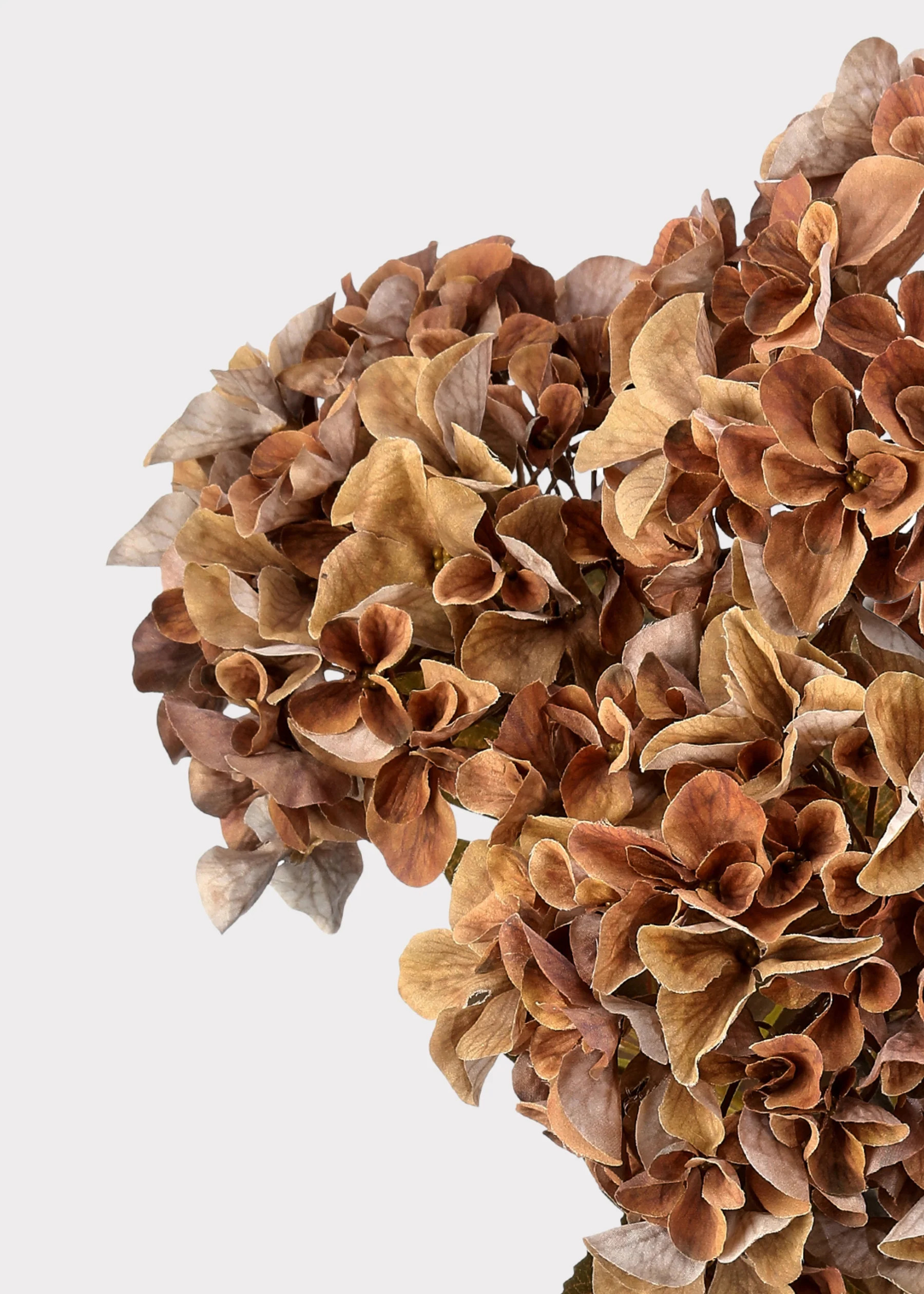 Autumn Brown Hydrangea Bush | Artificial Fall Flowers | Afloral | Afloral