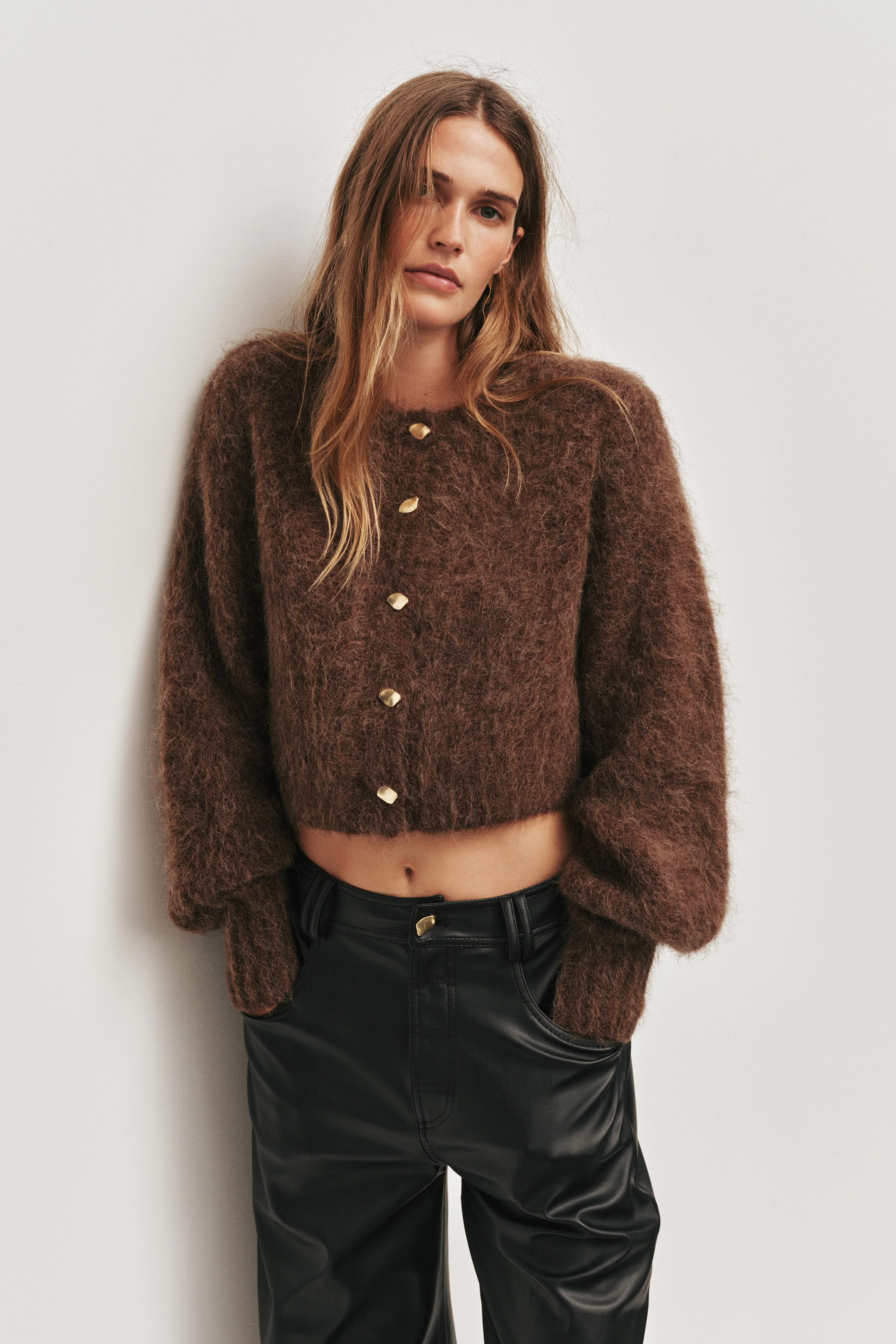 Celine Fluffy Cardigan | aje. (US, UK, Europe, ROW)